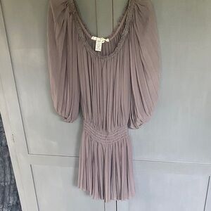 Max studio dress. Small. Easily fit medium. Grey/taupe color